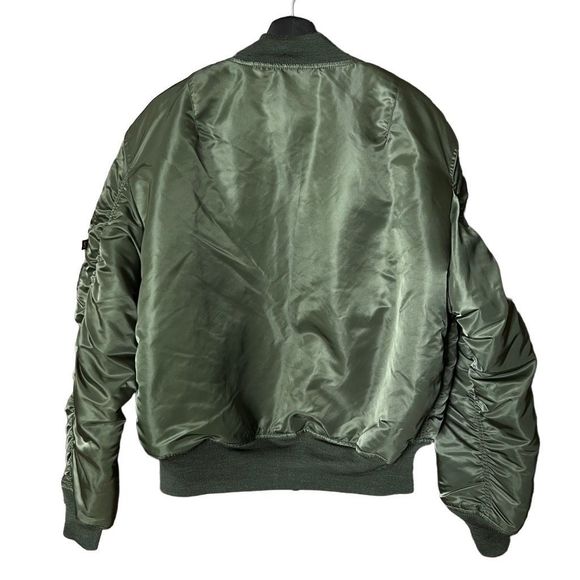 Alpha Industries MA-1 Reversible Bomber Jacket Large - Picture 2 of 4
